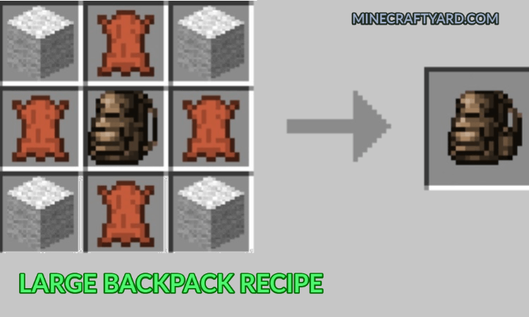 large minecraft backpack