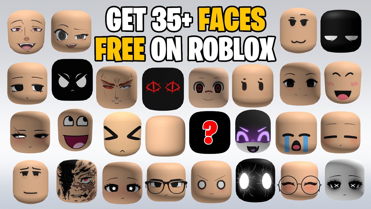 35 FREE FACES On Roblox COMPILATION 2026 MineNest Mine Nest 1767595687 