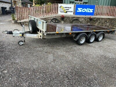 Ifor Williams LM166 tri axle mini digger trailer Ifor Williams LM166 tri axle mini digger trailer