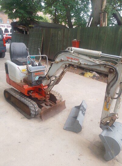 Mini Digger Micro Excavator Takeuchi TB 108 6295 GBP. NW9 London Mini Digger Micro Excavator Takeuchi TB 108 6295 GBP. NW9 London
