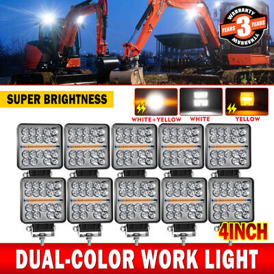 4" INCH LED Work Light Bar Spot Flood Pod Driving 4WD Tractor Excavator Forklift 4" INCH LED Work Light Bar Spot Flood Pod Driving 4WD Tractor Excavator Forklift