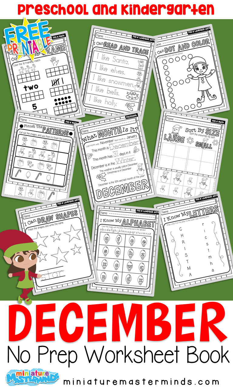 june camping themed preschool educational no prep work sheet book miniature masterminds