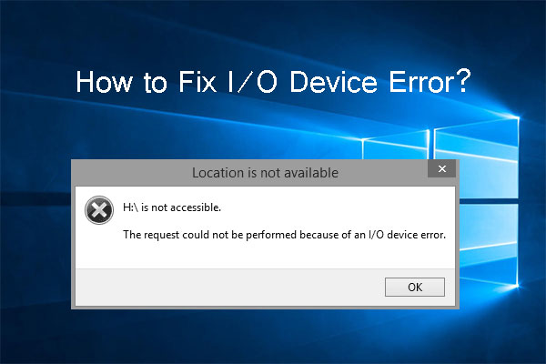 Stop codes display on error screens — the blue screens of death (bsod). What Is I O Device Error How Do I Fix I O Device Error