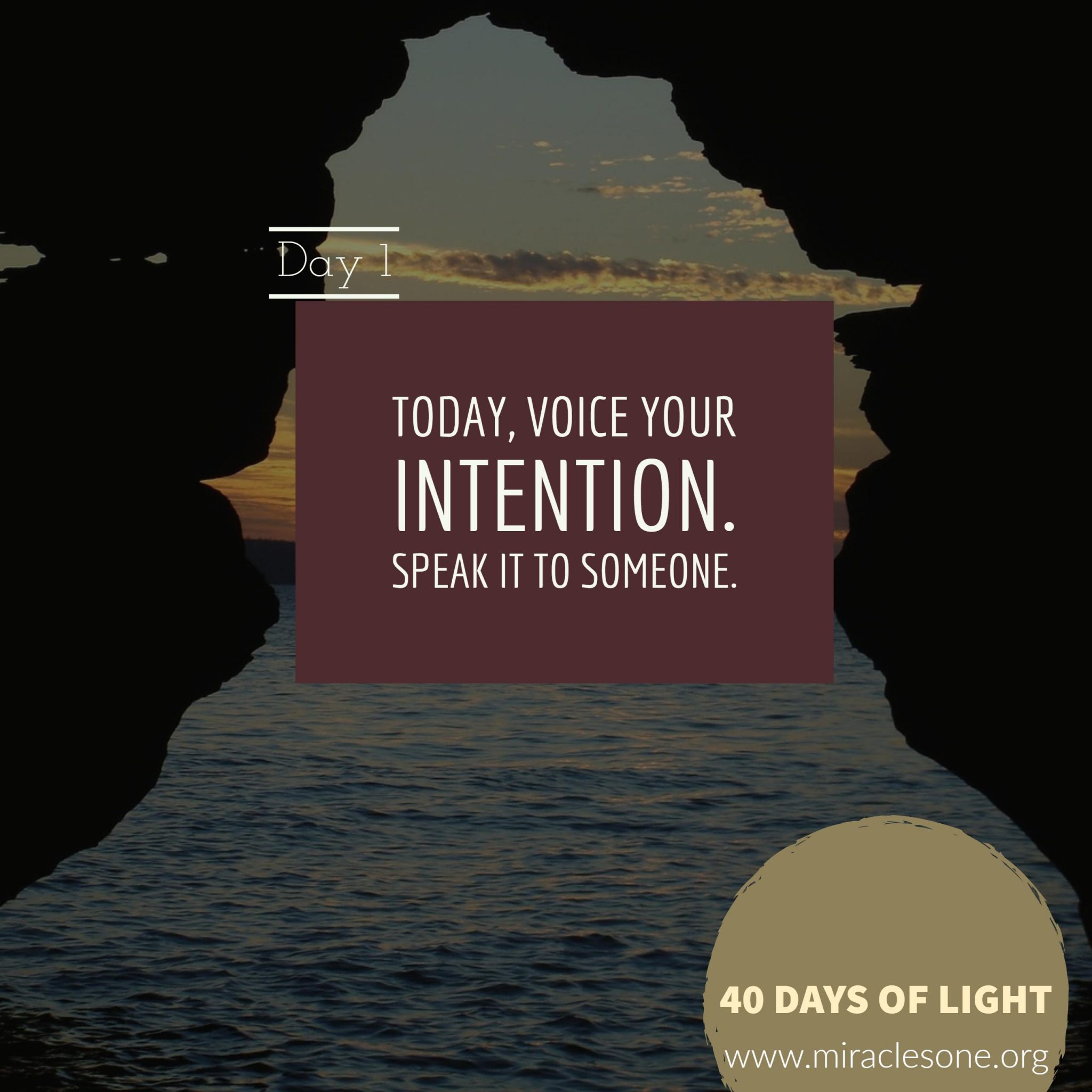 You are currently viewing 40 Days of Light: Day 1