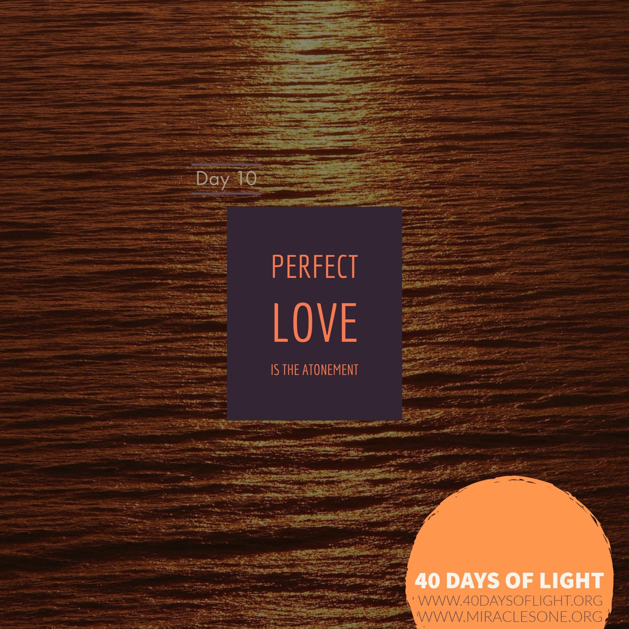 Read more about the article 40 Days of Light – Day 10