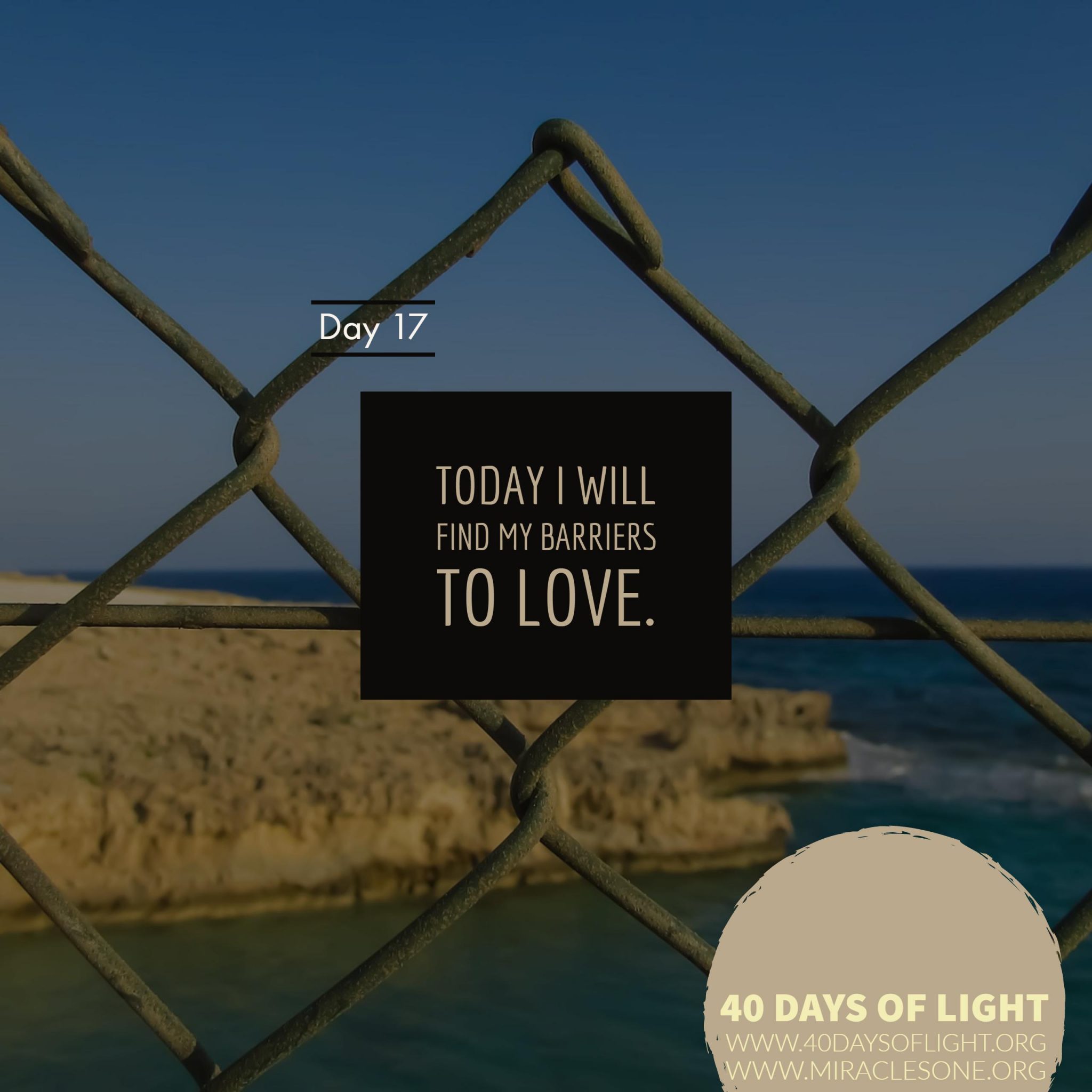 Read more about the article 40 Days of Light – Day 17