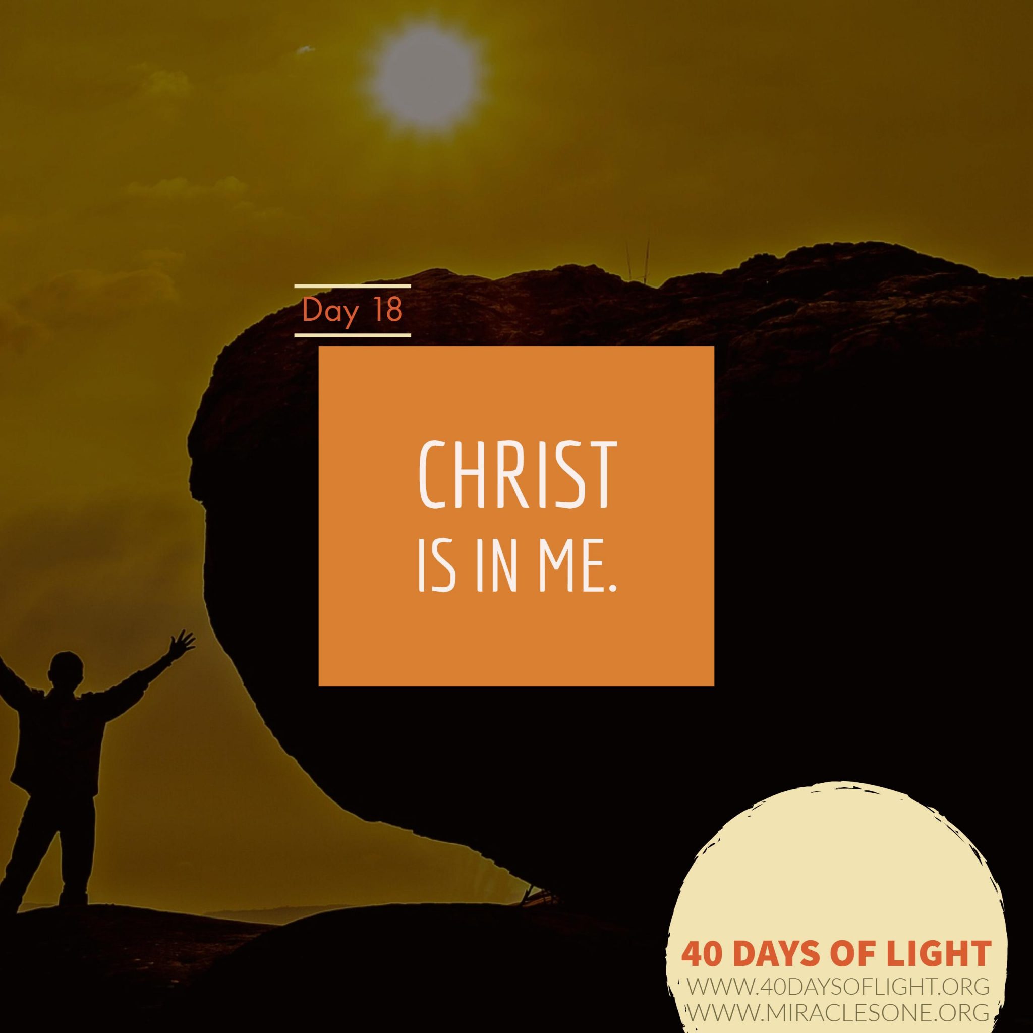 Read more about the article 40 Days of Light – Day 18