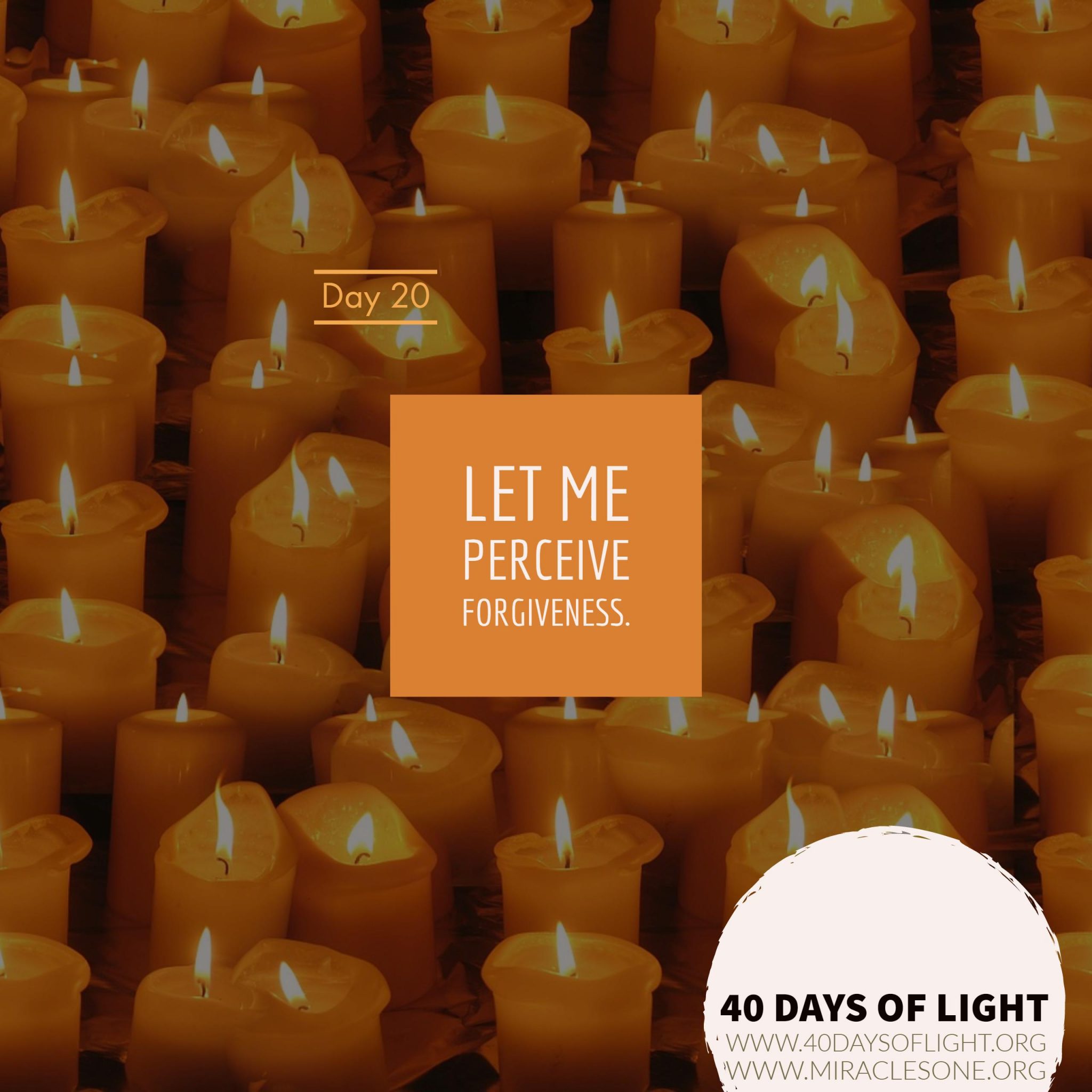 Read more about the article 40 Days of Light – Day 20