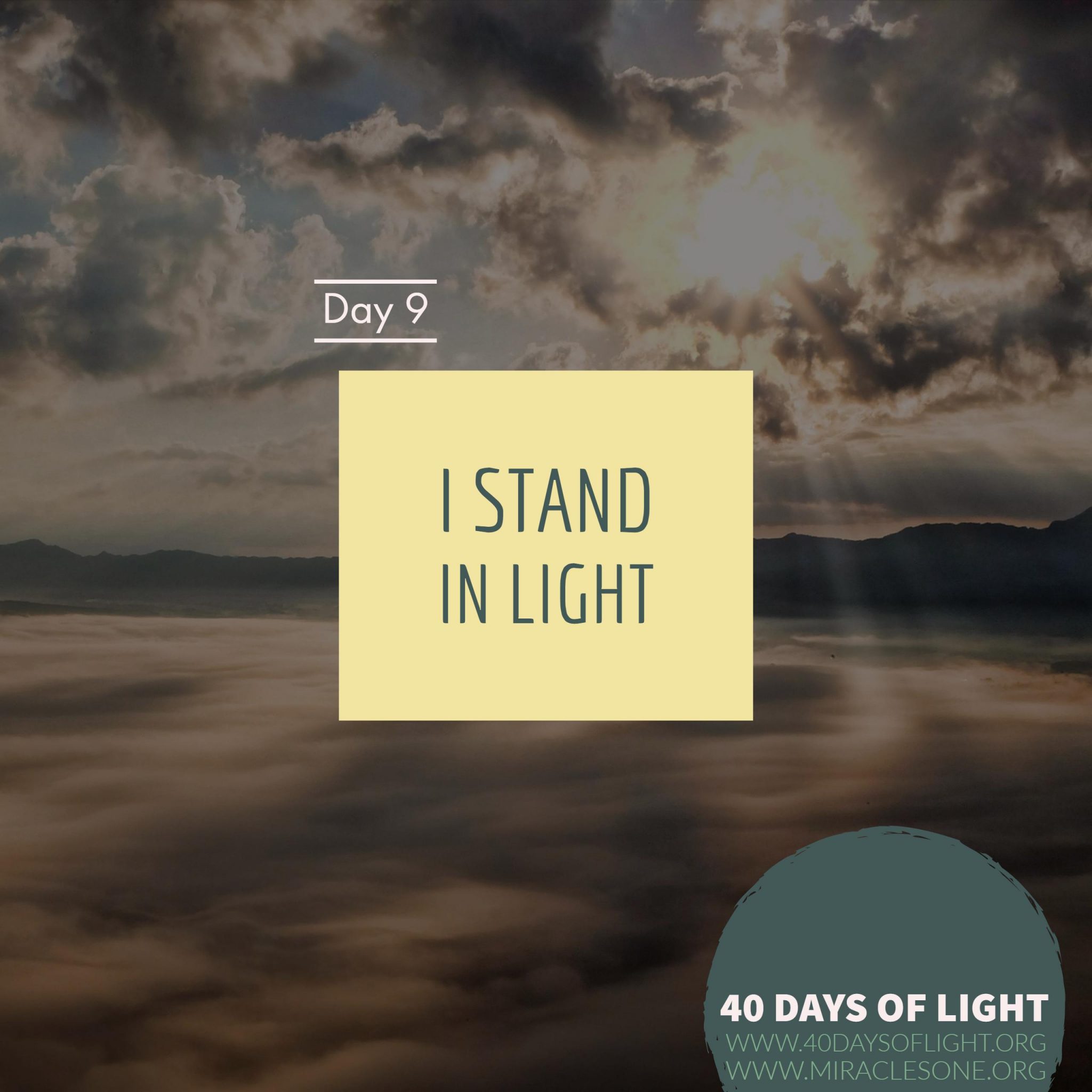 You are currently viewing 40 Days of Light – Day 9