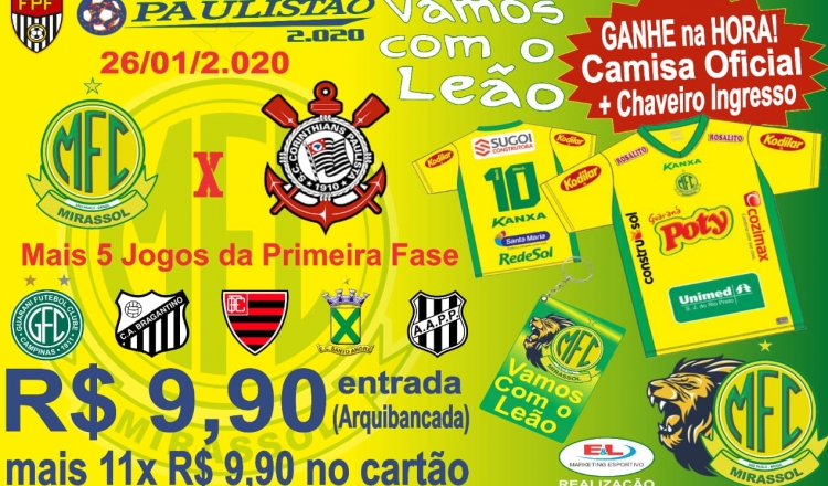 The initial corner odds is 10.5. Mirassol Futebol Clube Mirassol Lanca Novo Passaporte De Jogos