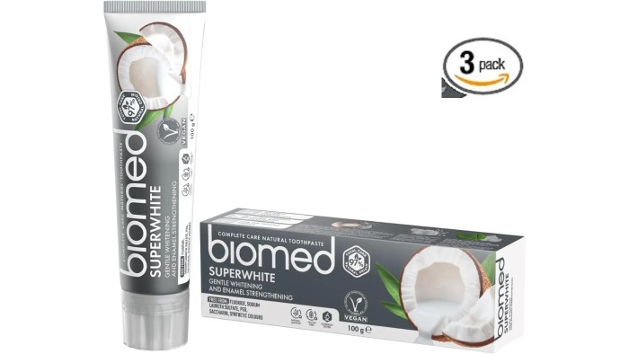 Biomed Superwhite Natural Coconut Biomed Superwhite Natural Coconut