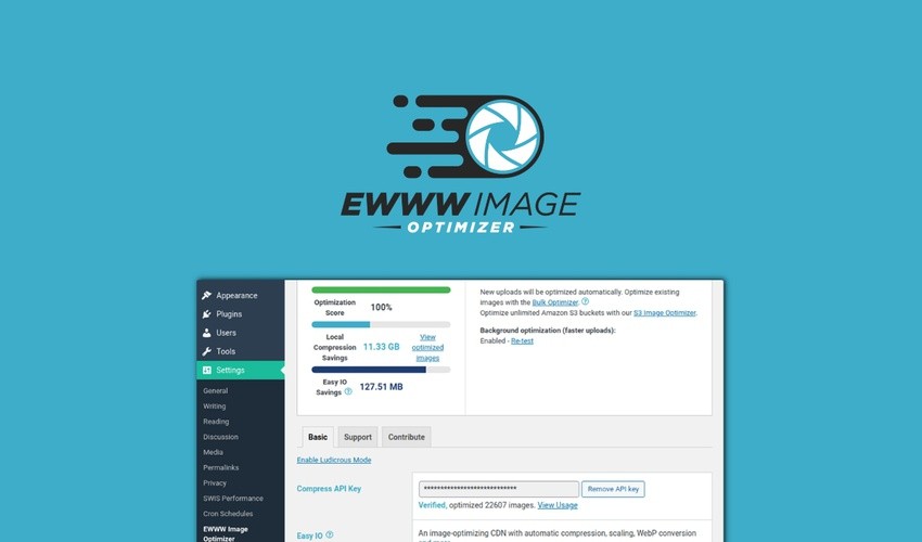 Adalah plugin wordpress untuk galeri foto atau image yang sangat populer karena plugin ini sudah dipercaya lebih dari 13 juta pengunduh di . EWWW Image Optimizer: Ottimizzatore di immagini WordPress » MISTERSITO