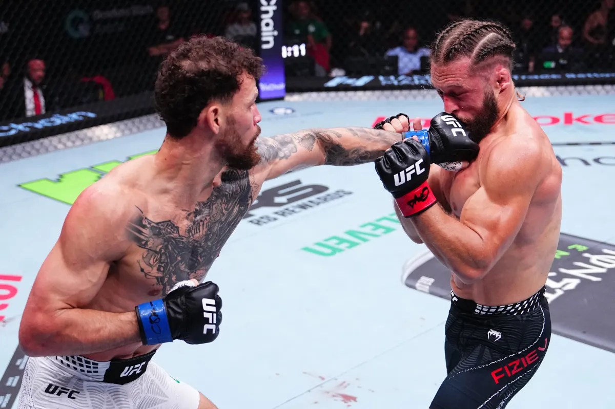 Resultados del UFC 325: Maurício Ruffy sorprende a Rafael Fiziev con TKO en el segundo round