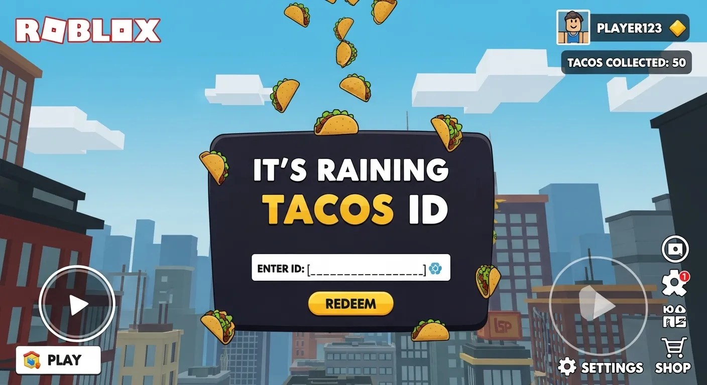 It S Raining Tacos ID Roblox O Guia Definitivo Para Sua Playlist Mmorpgs Its Raining Tacos ID Roblox.webp