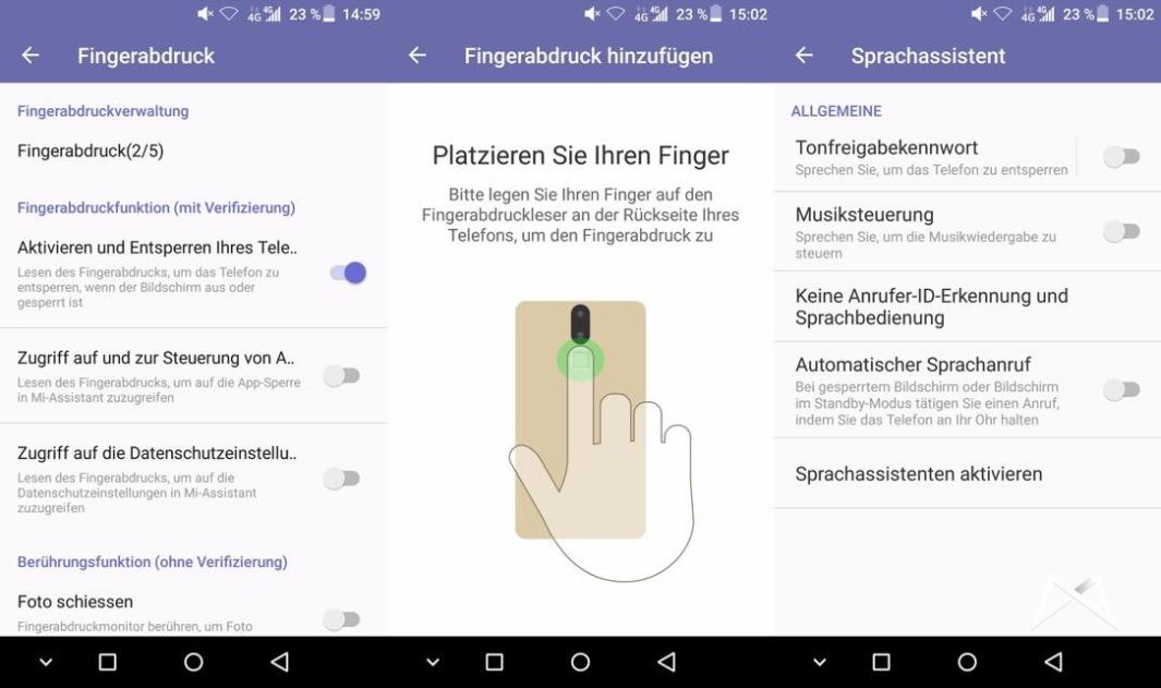 ZTE Axon Mini Security