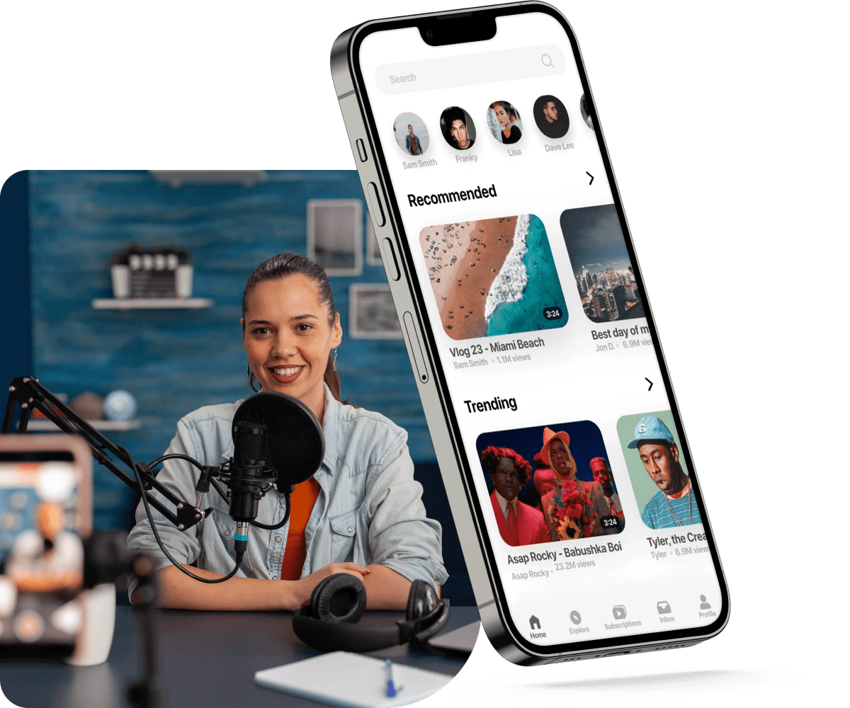 And in case you need some inspiration, you can use our templates as a starting point and then modify anything of them. Free App Builder Mobiroller