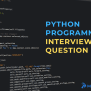 Ultimate 200 Python Interview Questions 2019 | Mockrabbit|MockRabbit