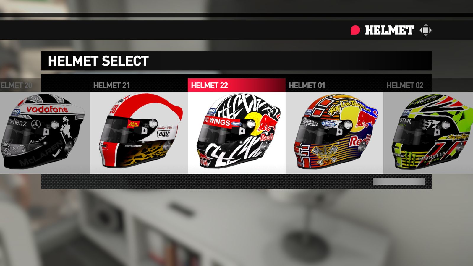 Player Select Helmets Hd F1 2011 At Moddingway