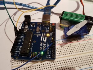 Servotest mit Arduino