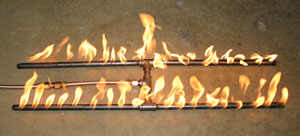 Elemental 72 X 8 Stainless Steel H Burner Fireplace Warehouse Etc Shop
