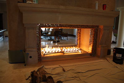 Rectangular Fire Pit And Fireplace H Burner 24 X 6 Stainless Steel Exceptionalfire