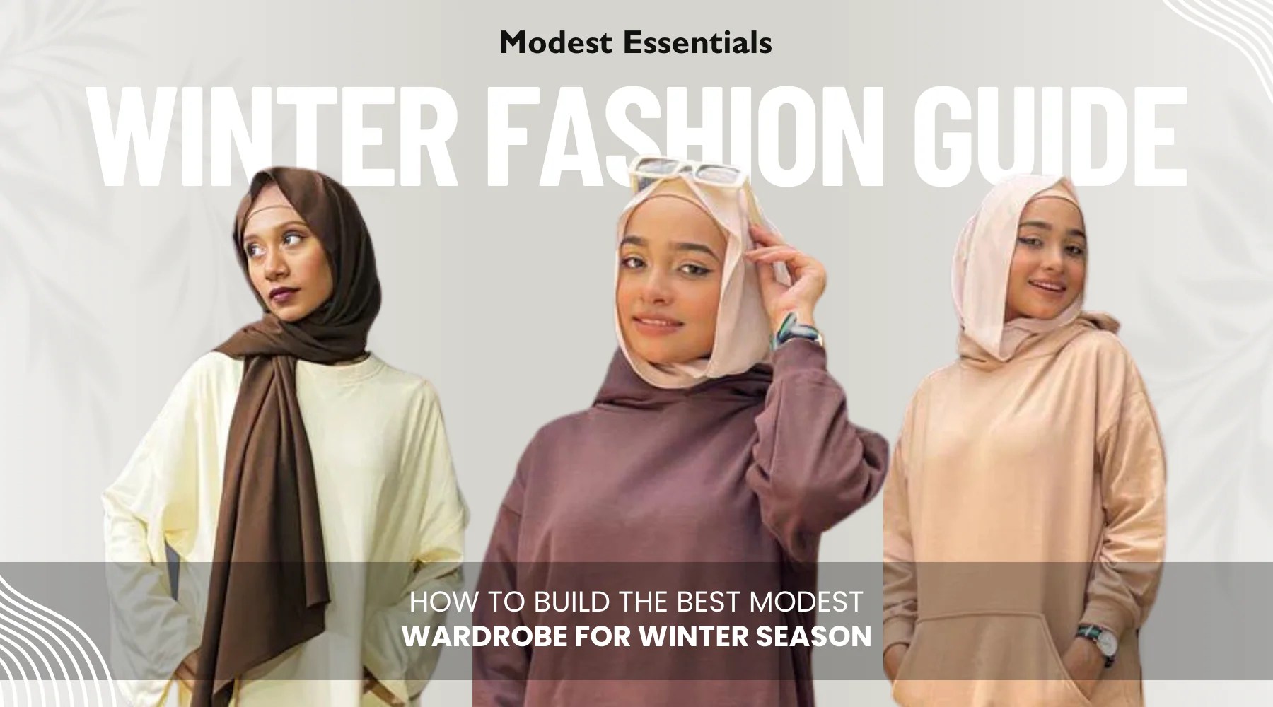 Winter Collection 22 By Modest Essentials Modest Essentials - Creative Vintage Texture - Desktop