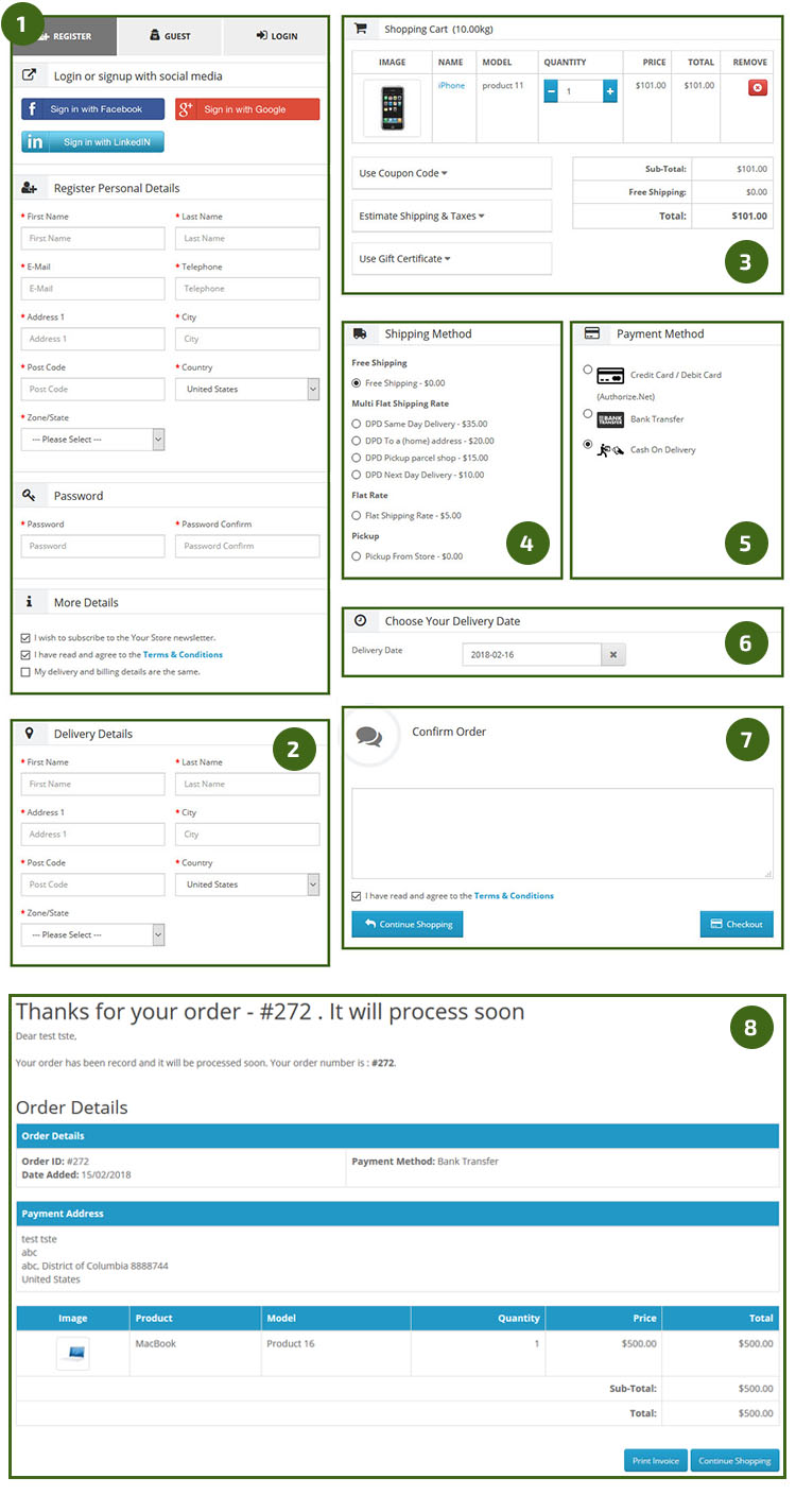 Quick Checkout - Best Minimal Designs in Full HD