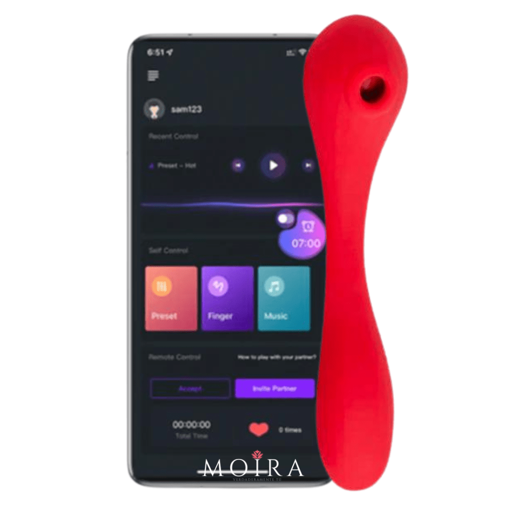 Magic Bobi Red Succionador + Vibrador Moldeable con APP