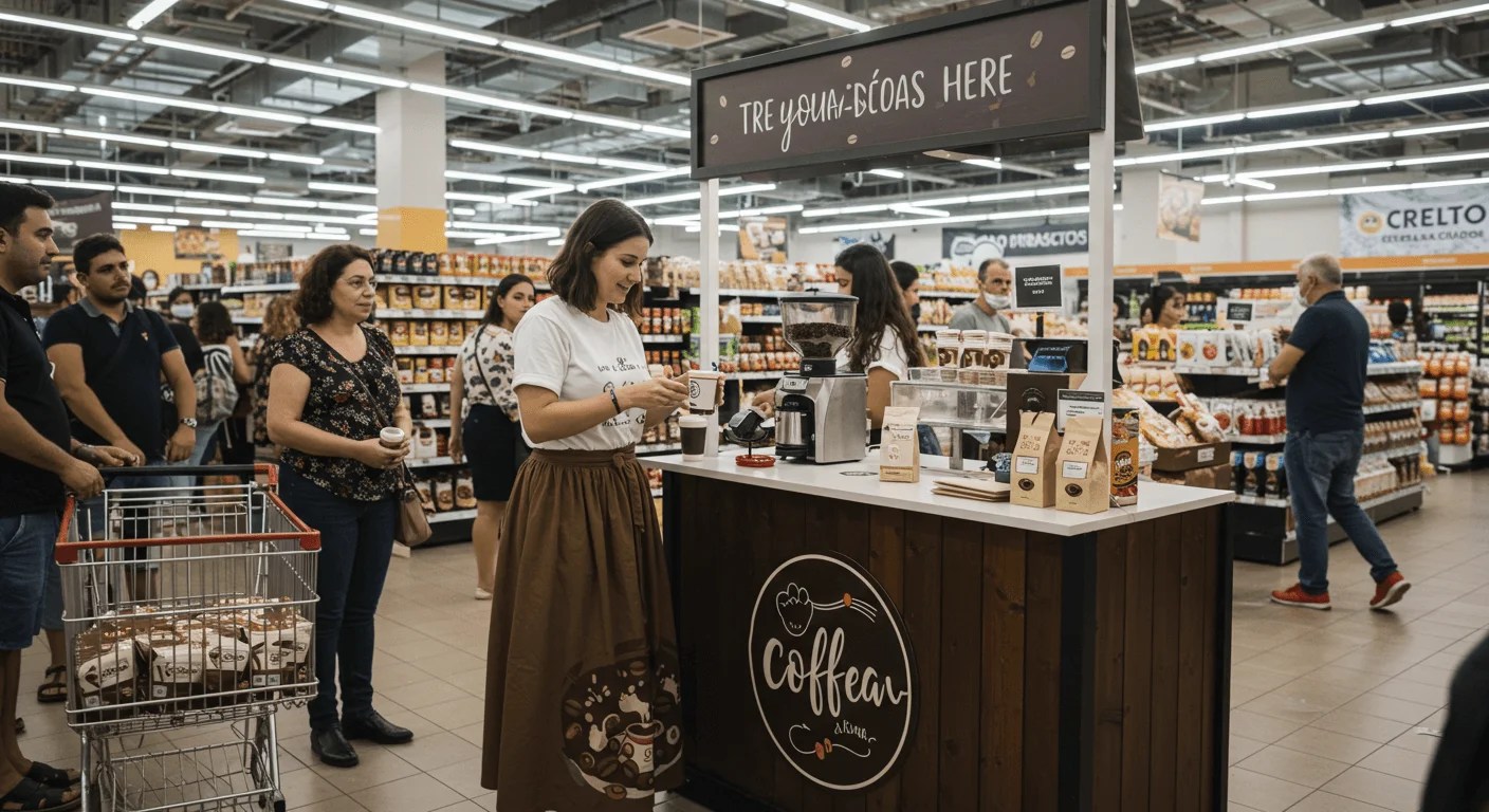 Ao de sampling realizada em supermercado