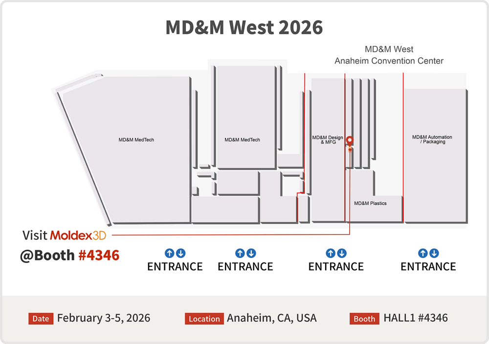 MD M WEST 2026 Events Moldex3D Plastic Injection Molding Floor Plan 