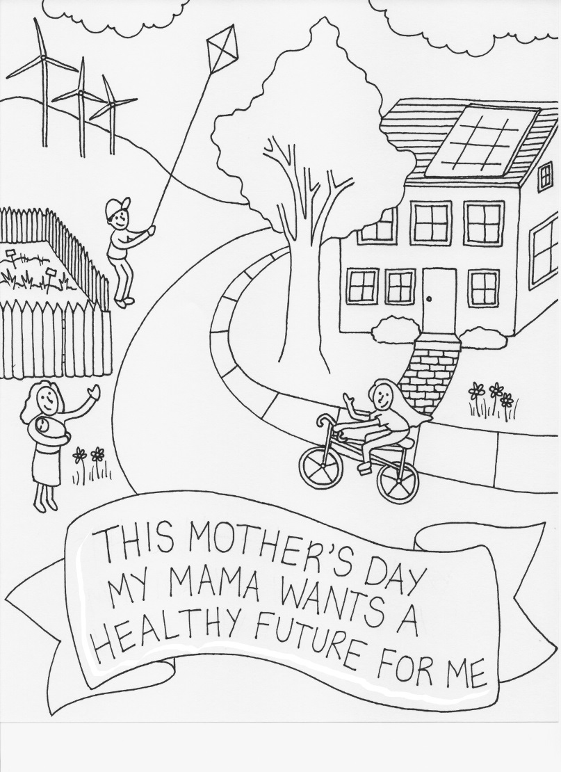 Kids are not exactly the same on the outside, but on the inside kids are a lot alike. Mother S Day Coloring Page Moms Clean Air Force