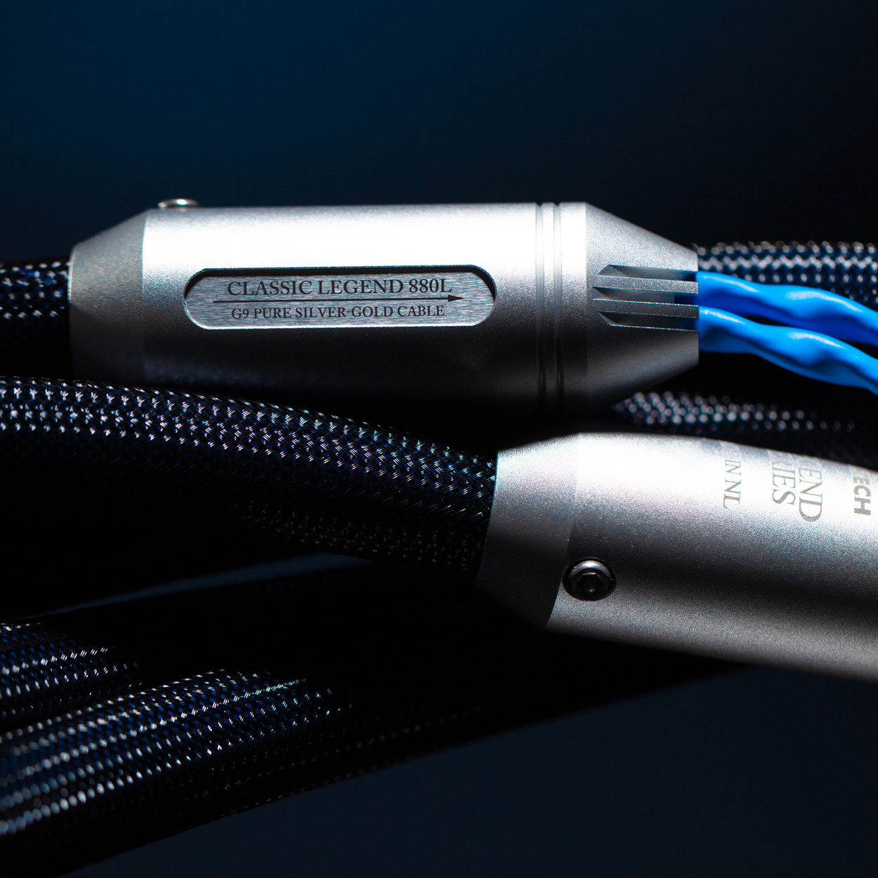 Siltech Classic Legend 880L Audio Cable. Pure Silver Gold Cable.