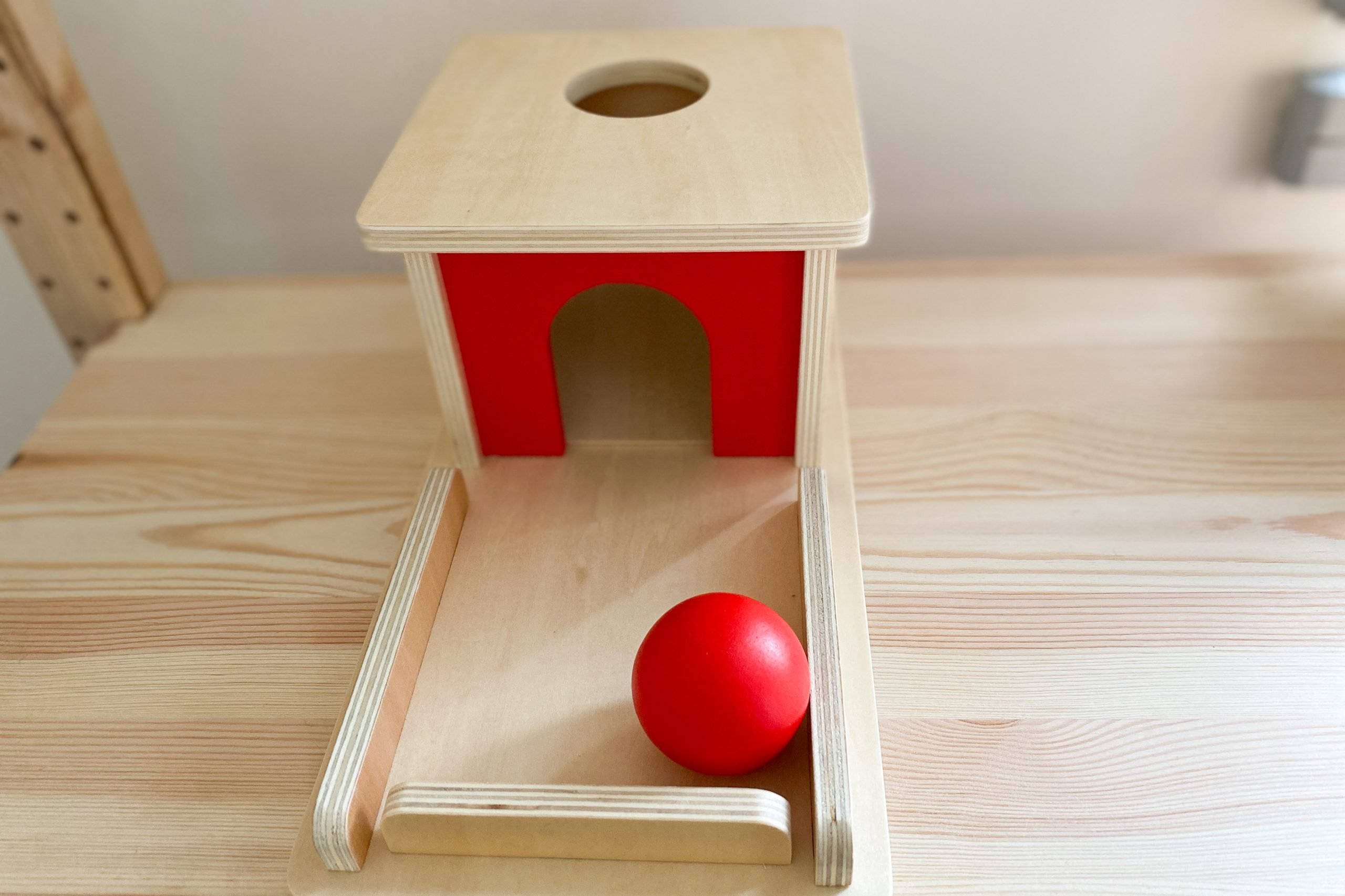 Montessori Object Permanence Box with Tray Montessorily