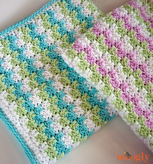 About 38” x 48” for child size. Leaping Stripes And Blocks Blanket Free Pattern On Moogly