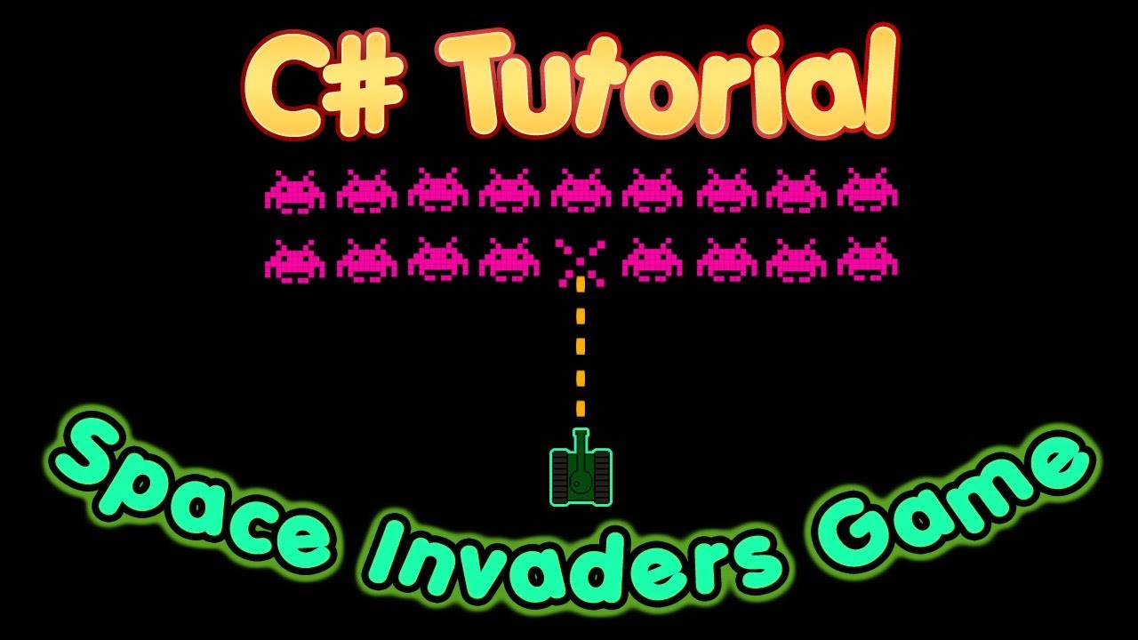 C# Tutorial – Create a full space invaders game using Visual Studio ...