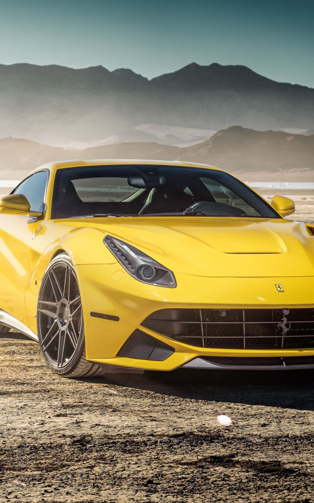 Hd wallpapers and background images Yellow Ferrari F12 4k Ultra Hd Mobile Wallpaper