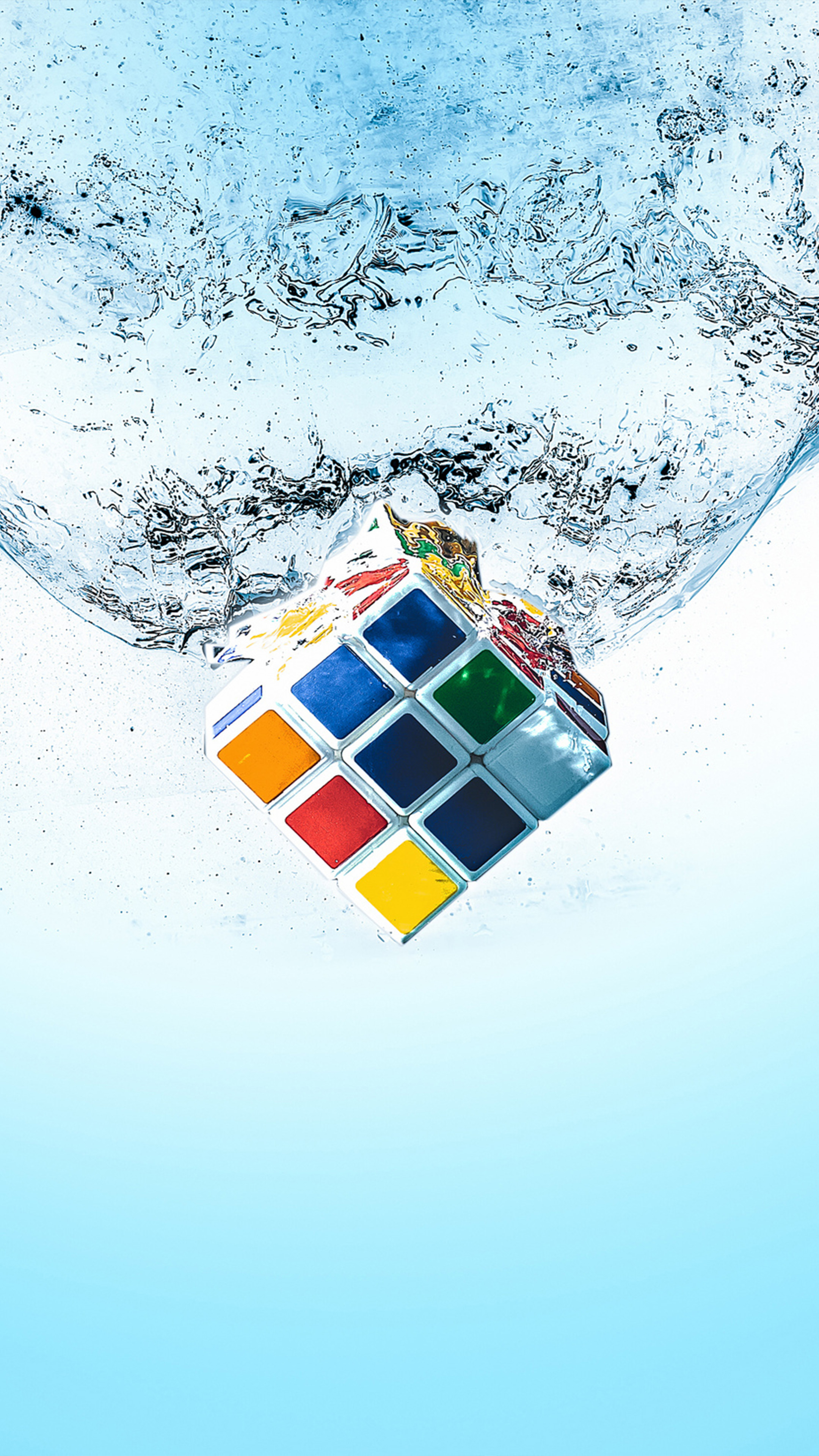 329330 tanjiro kamado, water breathing, kimetsu no yaiba, 4k phone hd wallpapers,. Rubik S Cube Splash Water 4k Ultra Hd Mobile Wallpaper