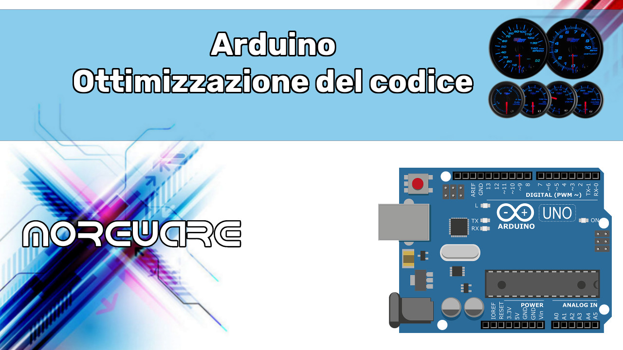 Arduino ottimizzazione del codice
