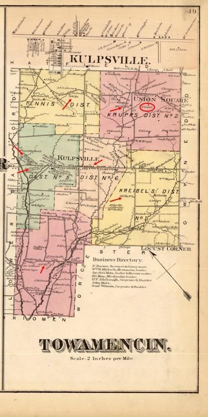 Back To School In Towamencin Morgan Log House Map 