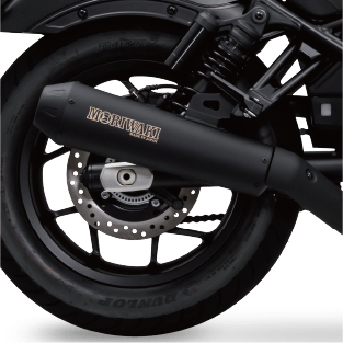 21-24⁄25- Rebel1100Slip-On Exhaust NEO CLASSIC – モリワキ