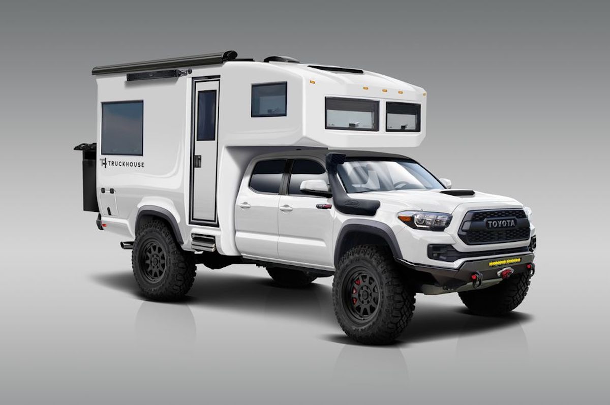 This toyota tacoma overlanding camper screams earthroamer for half the