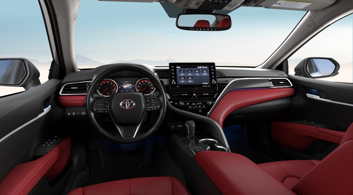 2021 toyota camry trd v6 interior