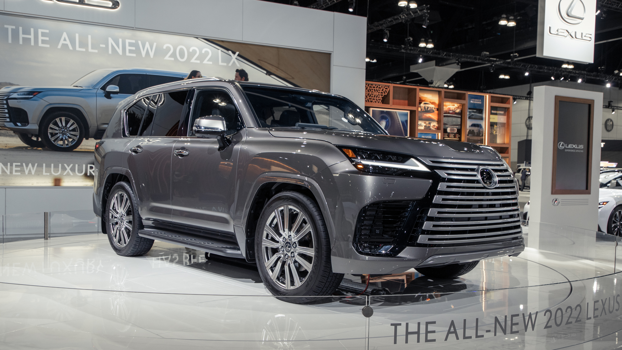 See the new 2022 lexus lx600 suv up close, in the metal