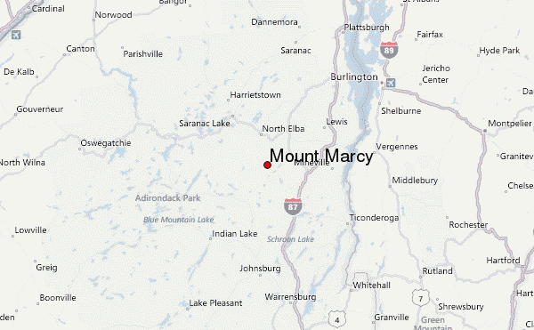 Mount Marcy Map.