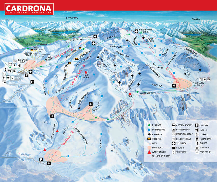 Cardrona Trail Map.