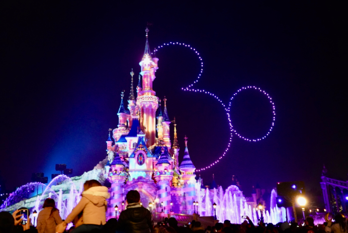 The disney parks sparkle with festive cheer while beloved characters adorn their finest seasonal . Disney D Light Drone Show At Disneyland Paris Being Enhanced Starting Today March 17th 2022 Mousesteps