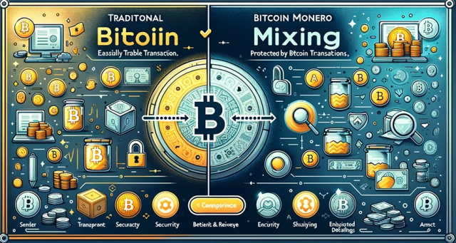 Bitcoin Monero Mixing