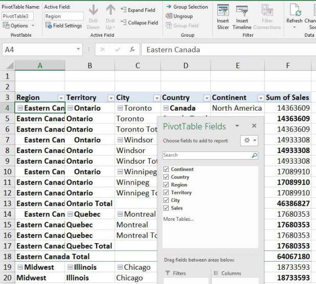 How To Create Date Hierarchy In Excel Pivot Table