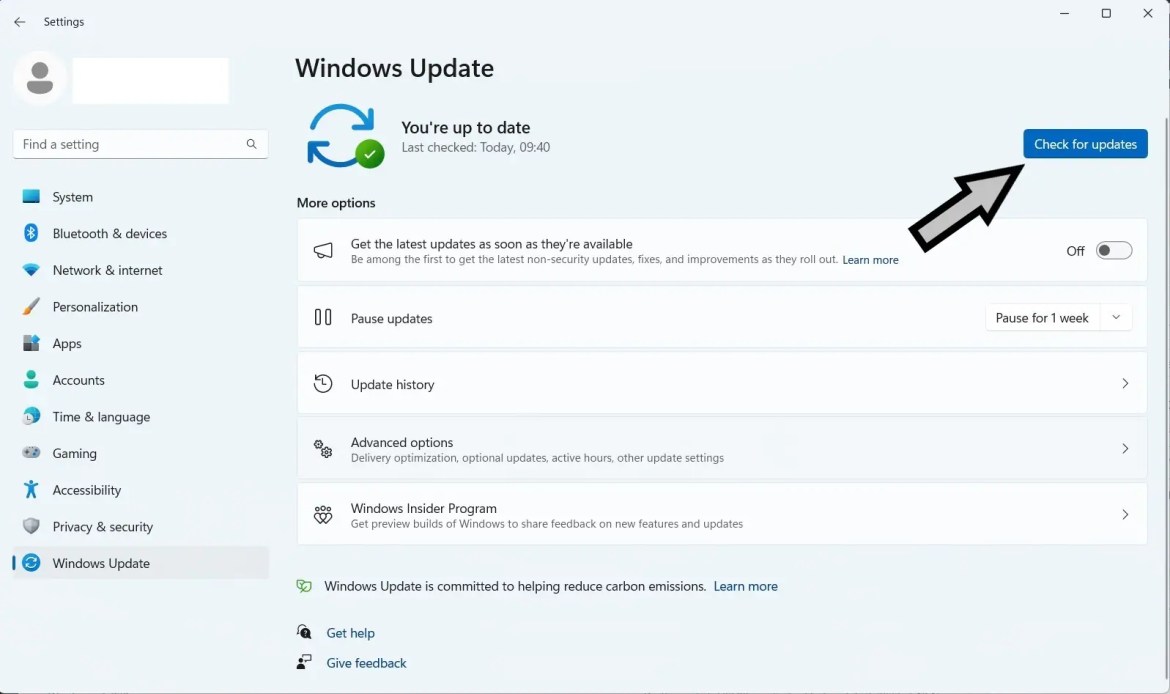 Windows update