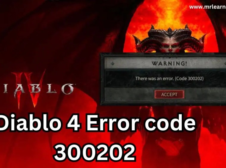 Diablo 4 error code 300202